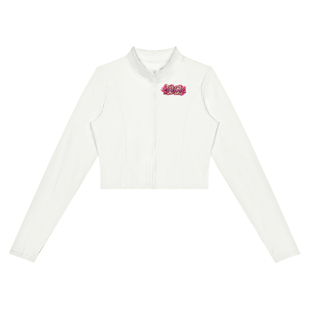 DeLuX Women’s Crop Yoga Sports Jacket