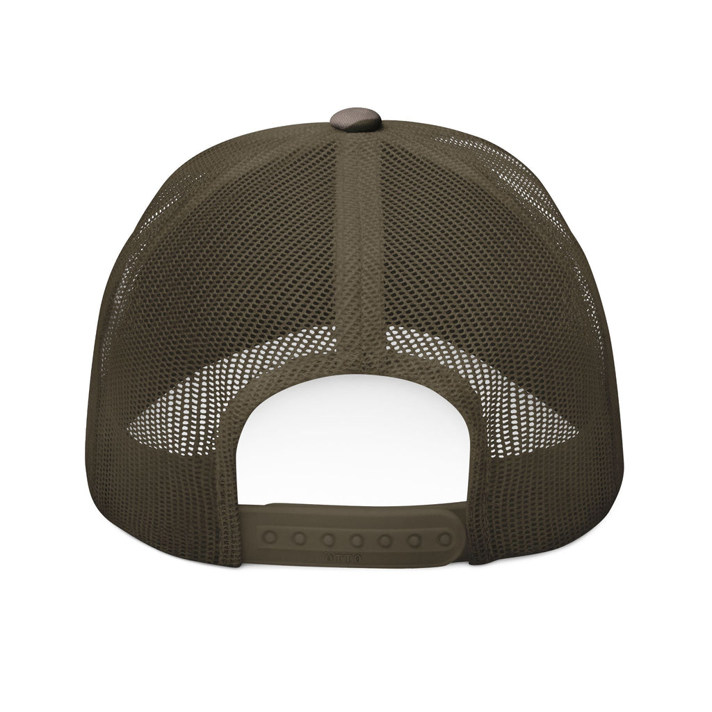 Camo Trucker Hat — DELUX Streetwear Embroidered Mesh Cap