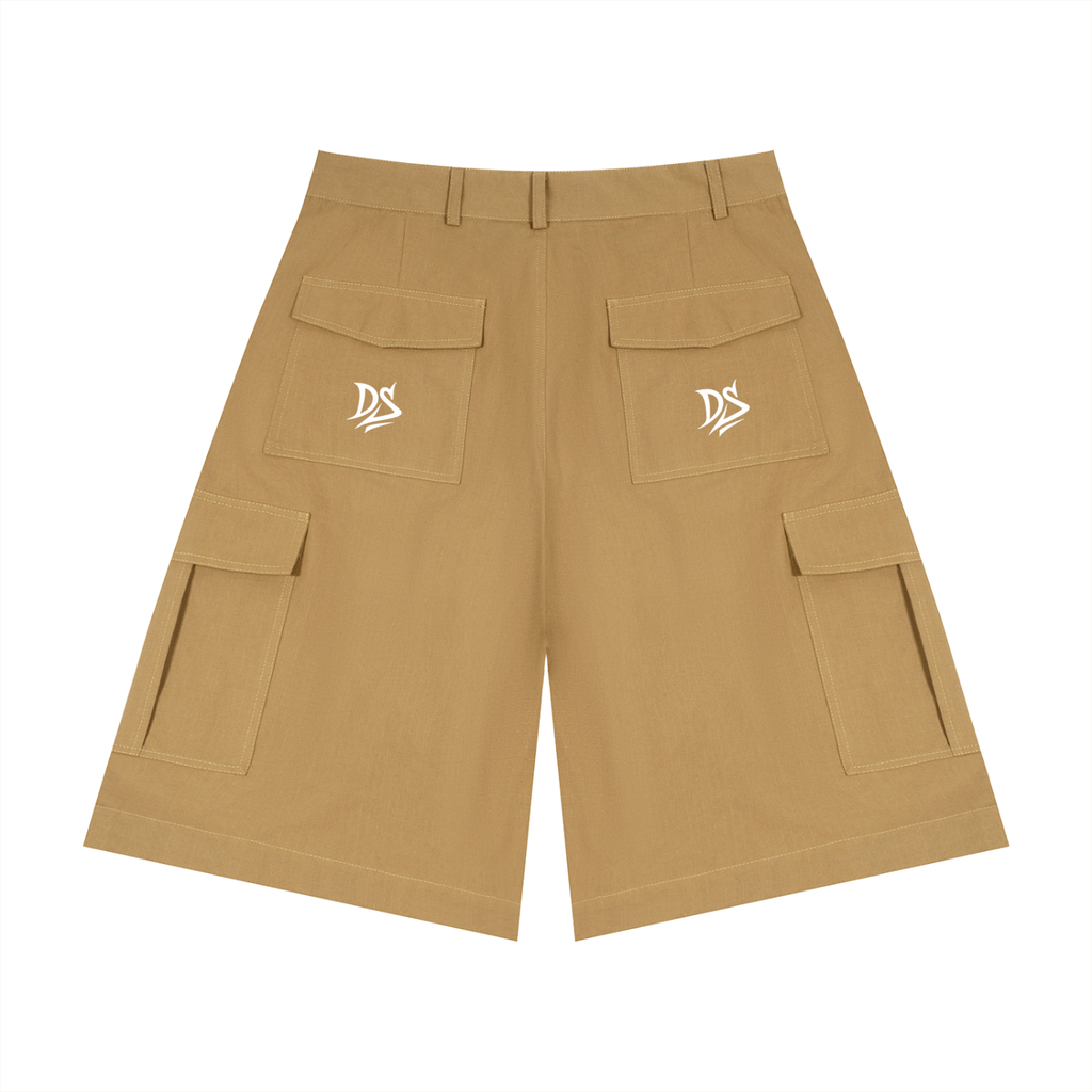Unisex Woven Cargo Shorts