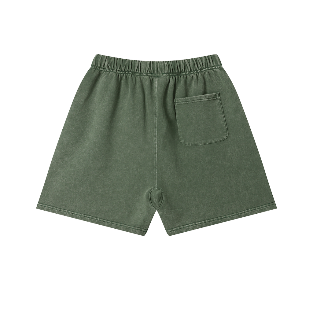 DeLuX Unisex Vintage Wash Cotton Shorts