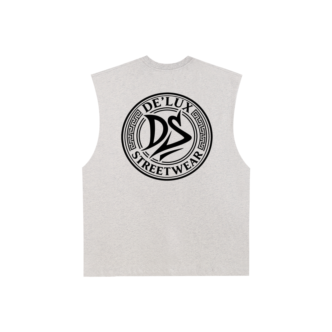 Raw Edge Cotton Tank Top