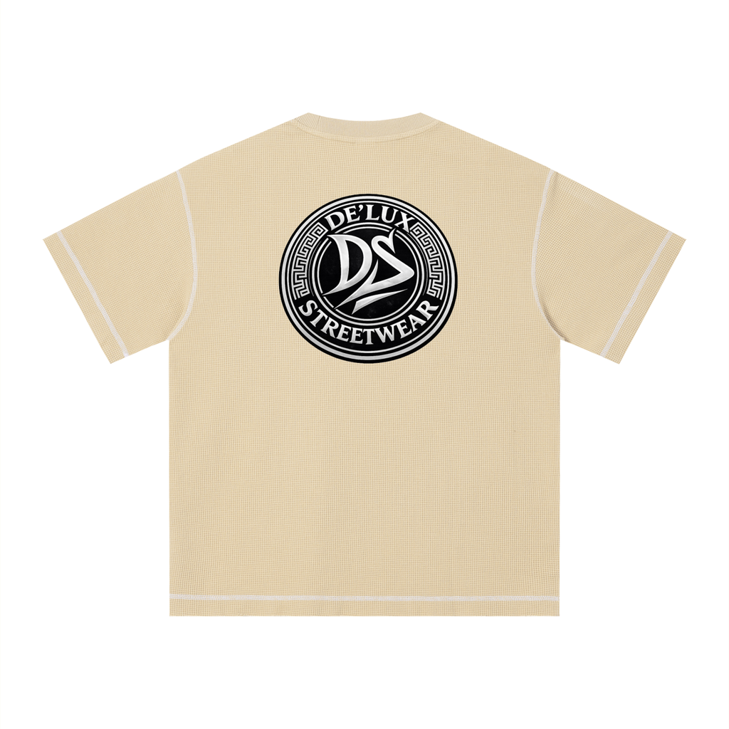 Unisex Sunfade Waffle Boxy T-Shirt