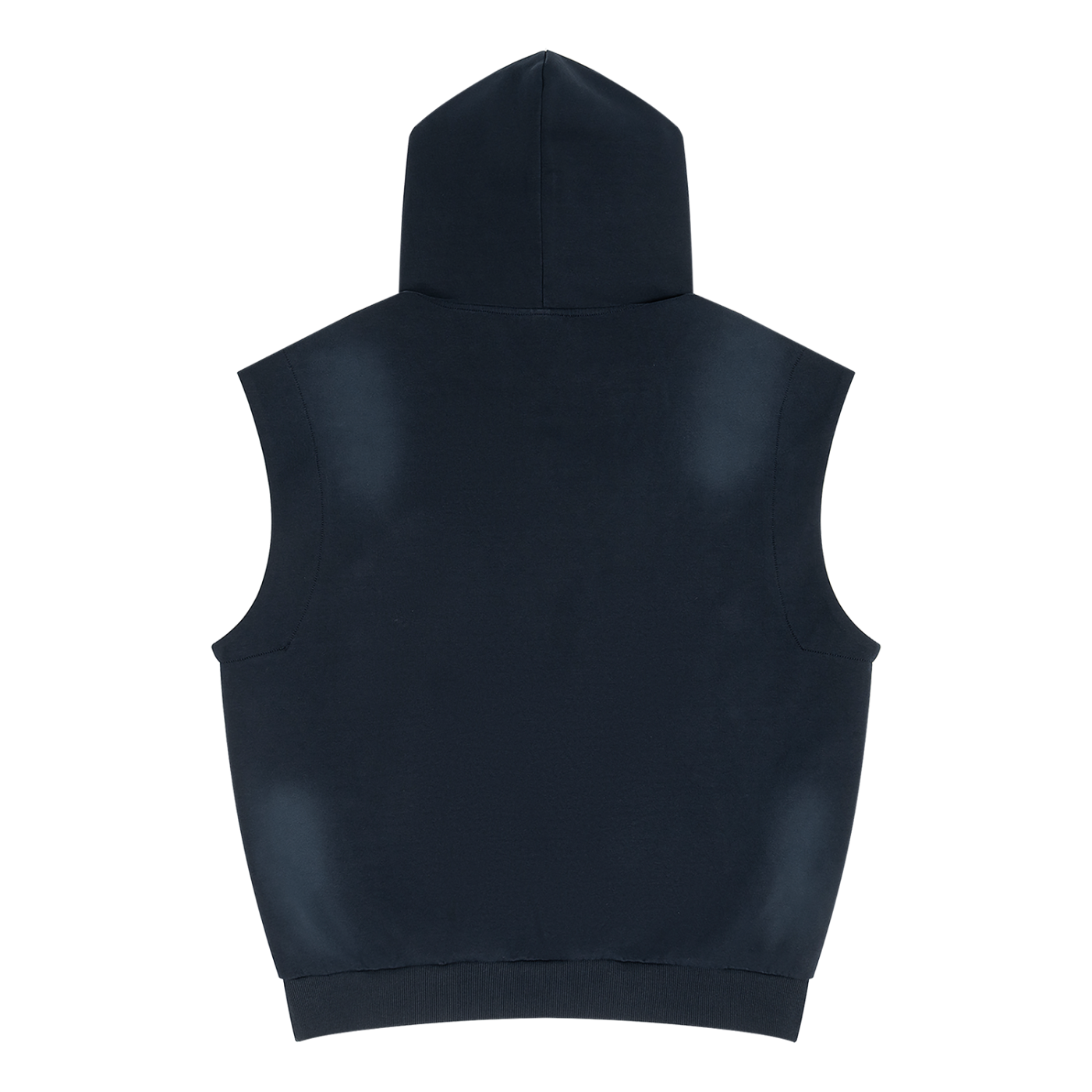 DeLuX Vintage Wash Sun Fade Sleeveless Hoodie