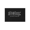 Delux Streetwear Outdoor Rug — Black Logo Doormat