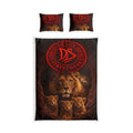 DeLUX Lion Family Cotton Bed Set — Delux Streetwear Logo Duvet Cover