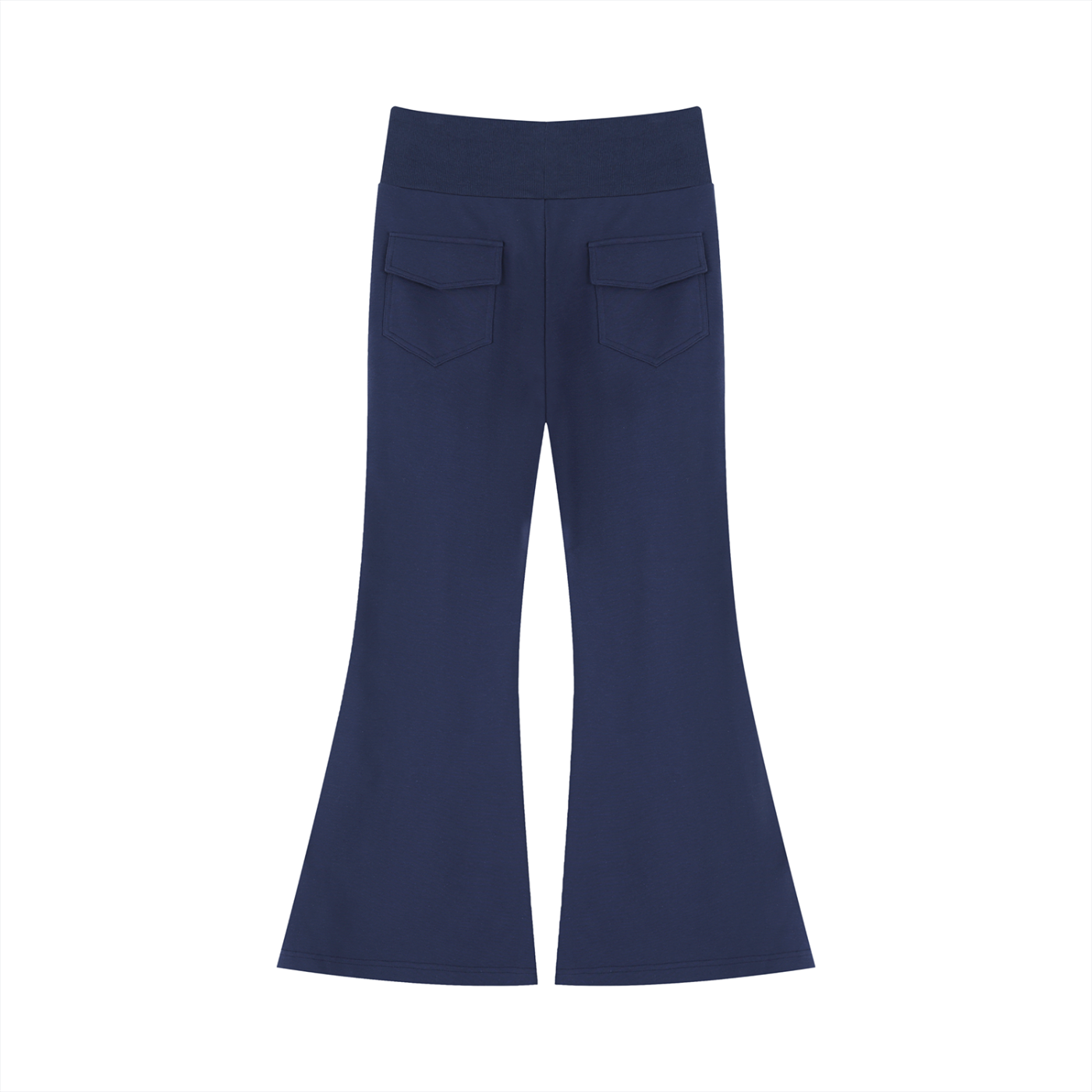 DeLuX Women's Drawstring Flared Leg Pants