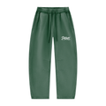 DeLuX  Vintage Wash Barrel Leg Fleece Sweatpants