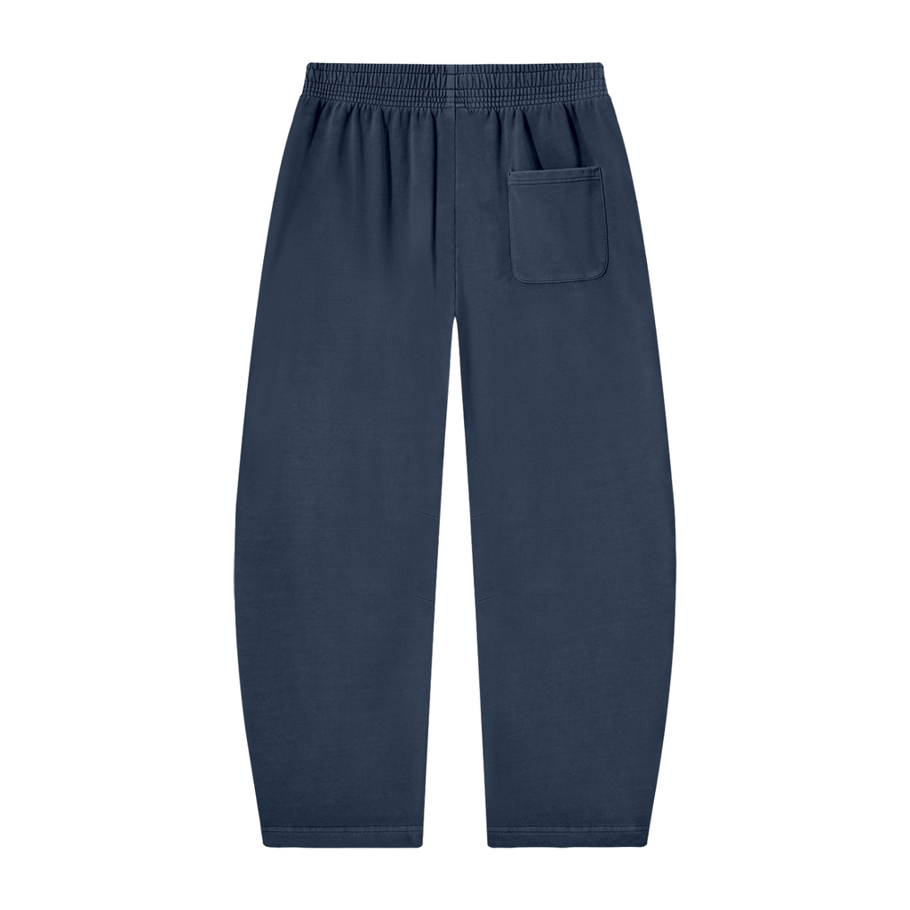 DeLuX Vintage Washed Barrel Leg Sweatpants