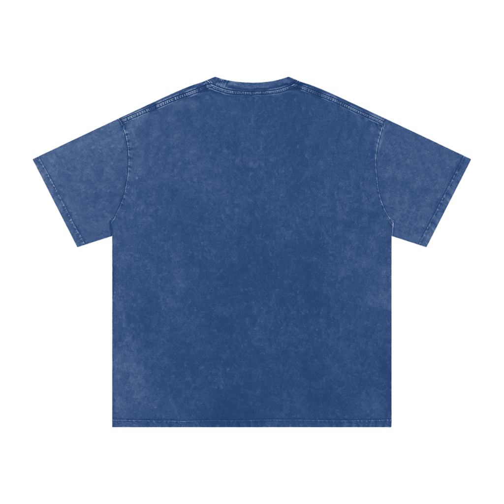 DeLuX Solitary Snow Washed Oversized Cotton T-Shirt