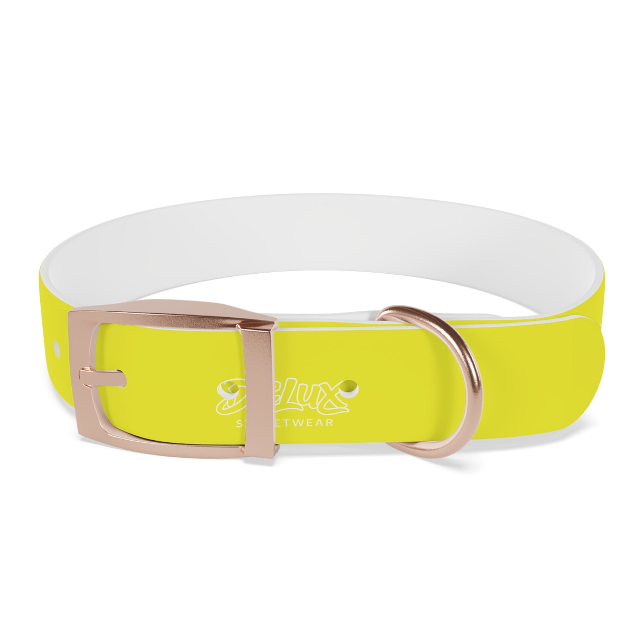 Neon Yellow Reflective Dog Collar — High-Visibility Safety Collar for Pets