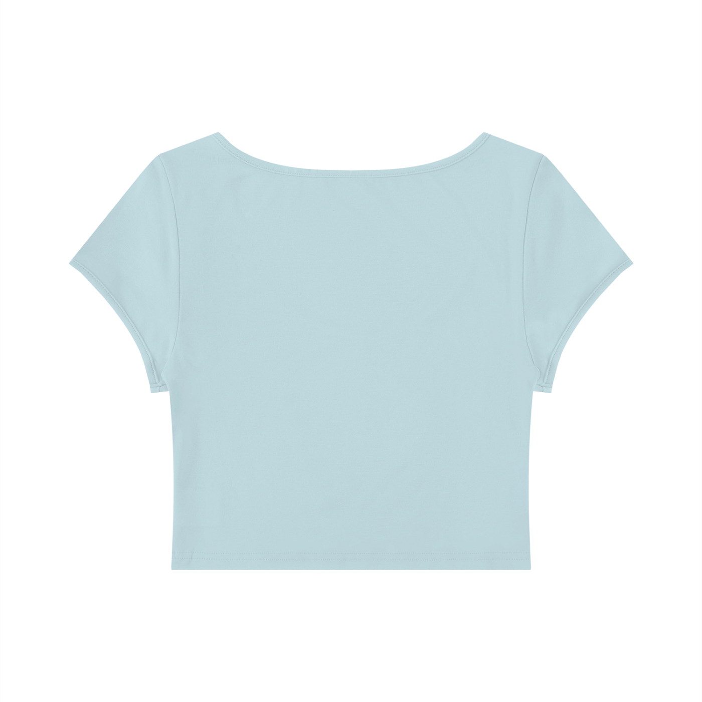 DeLuX Women's Slim Cap Sleeve Crop T-Shirt