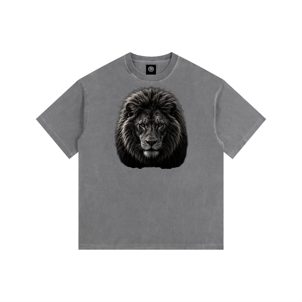 KING II Vintage Washed Oversized Cotton T-Shirt