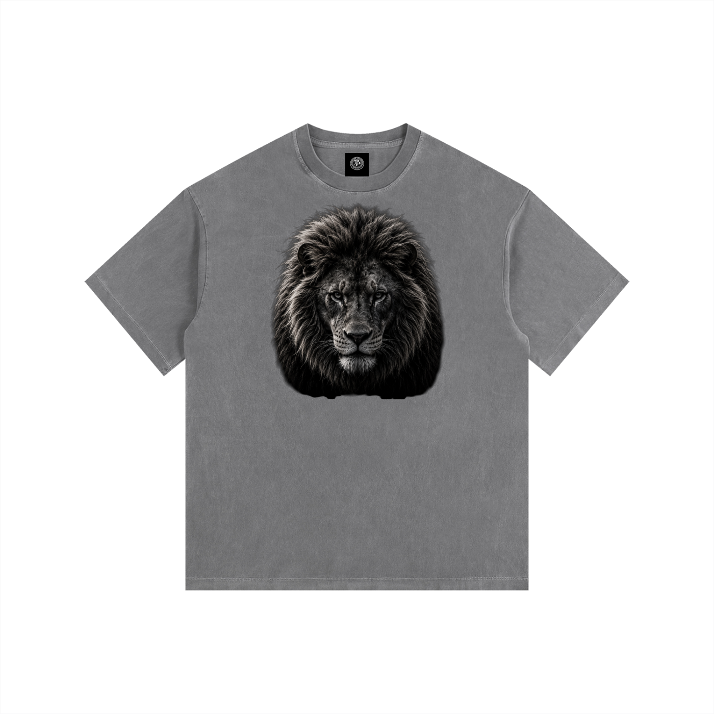 KING II Vintage Washed Oversized Cotton T-Shirt