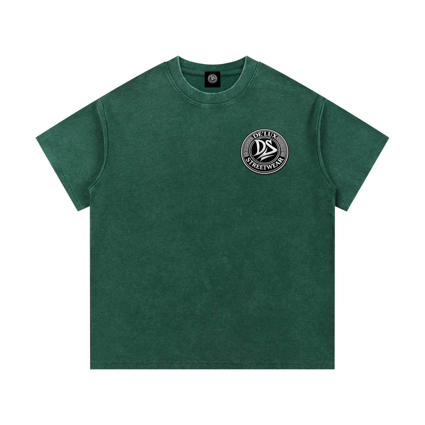 Mineral Wash Waffle Knit T-Shirt