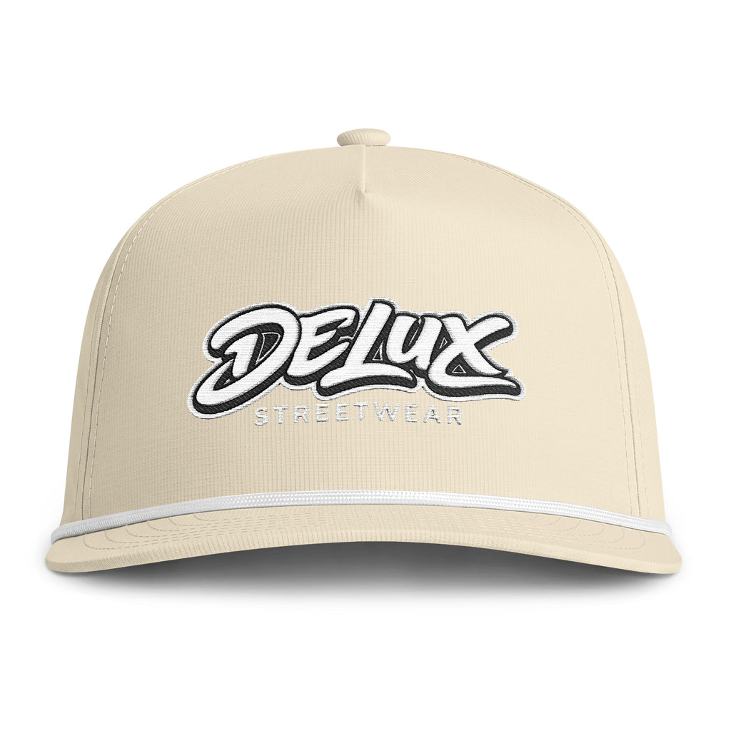 Delux Streetwear Rope Cap — Sunwashed Retro Snapback Hat