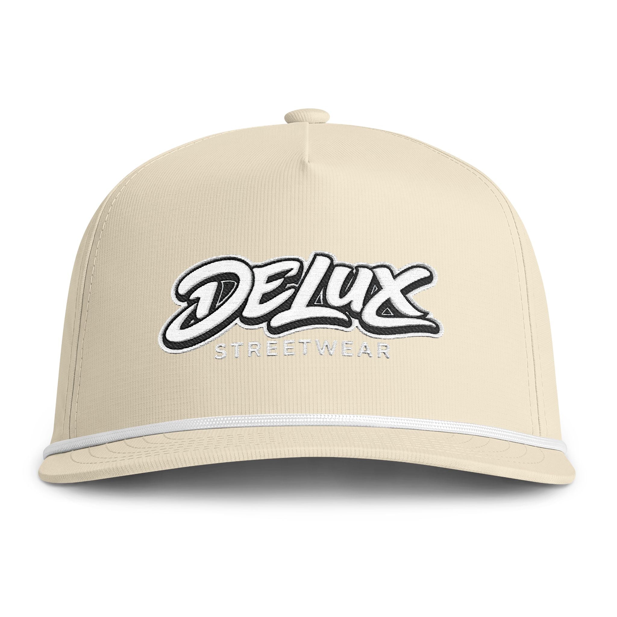 Delux Streetwear Rope Cap — Sunwashed Retro Snapback Hat