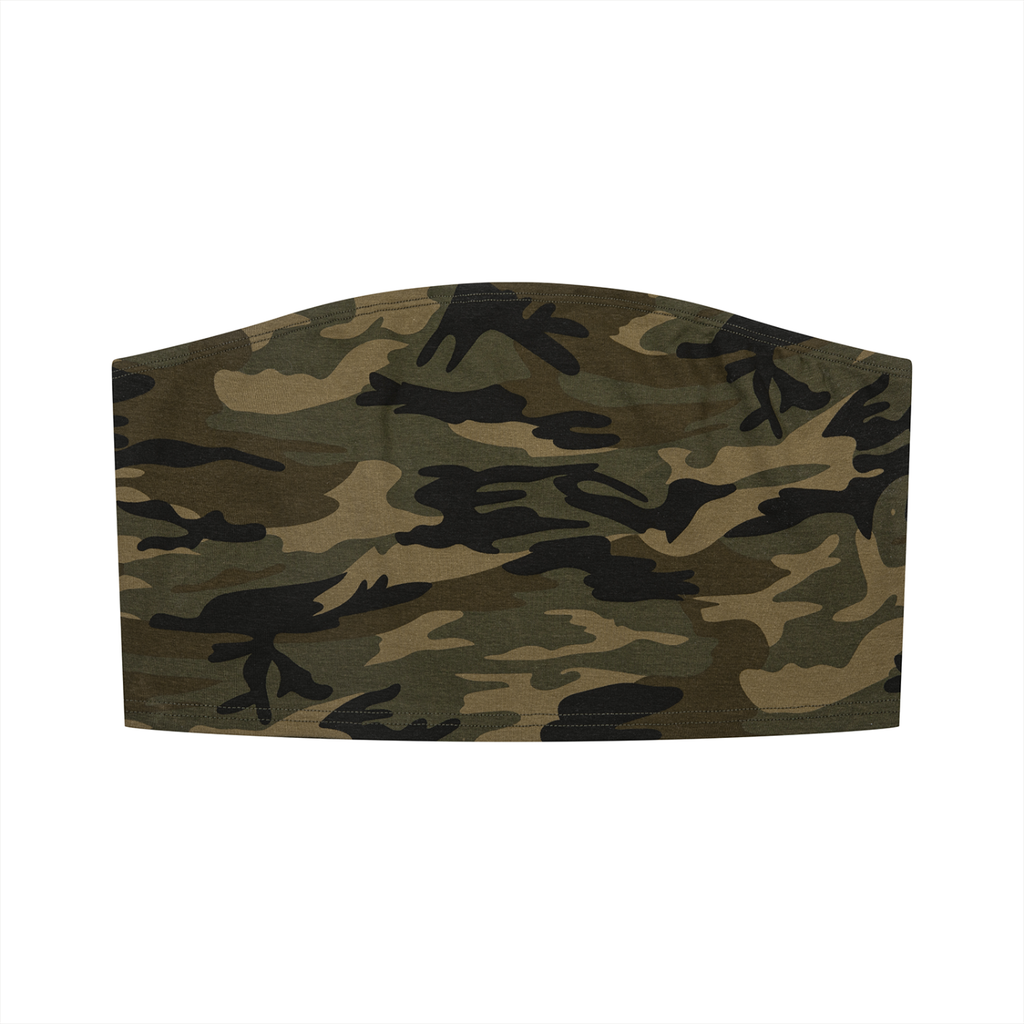 DeLuX Women’s Camo Cropped Tube Top