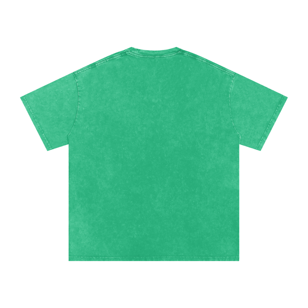 DeLuX Solitary Snow Washed Oversized Cotton T-Shirt