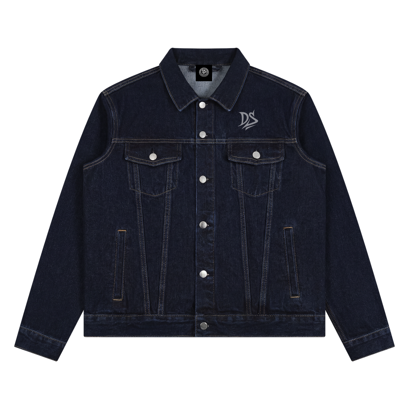 Unisex Vintage Wash Denim Jacket