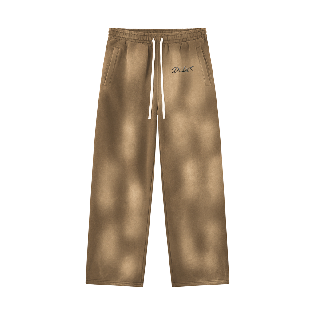 DeLuX Sunfade Wide Leg Fleece Sweatpants