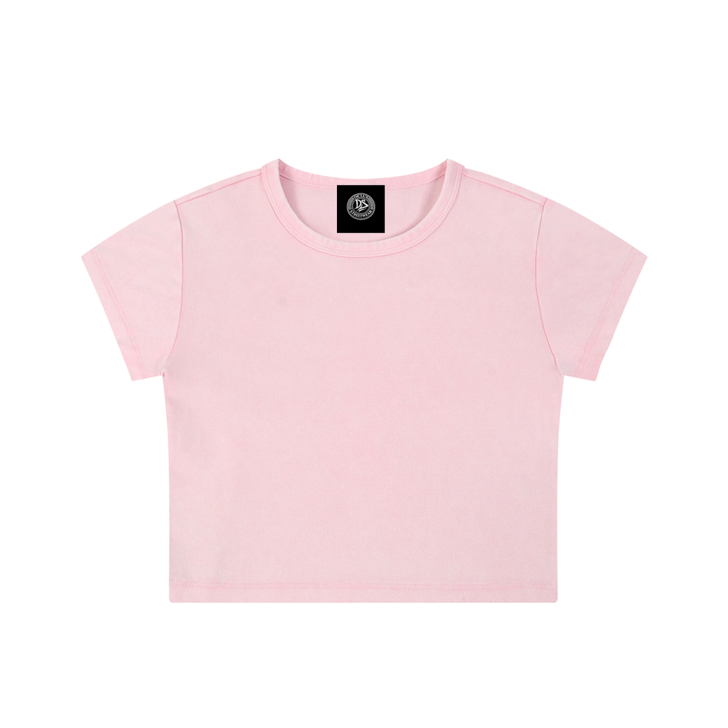 DeLuX Snow Washed Crop Top