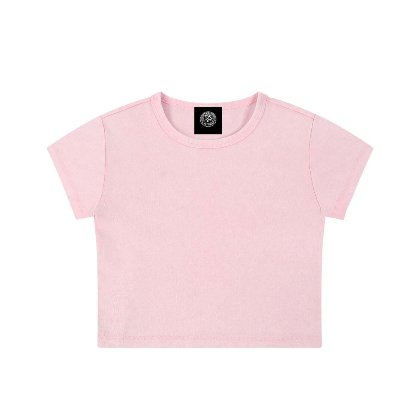 DeLuX Snow Washed Crop Top
