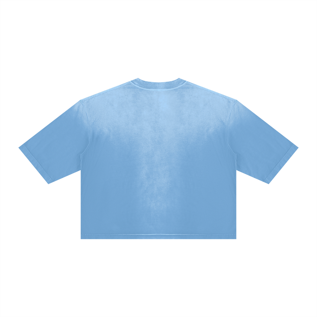 DeLuX Vintage Wash Sunfade Boxy T-Shirt