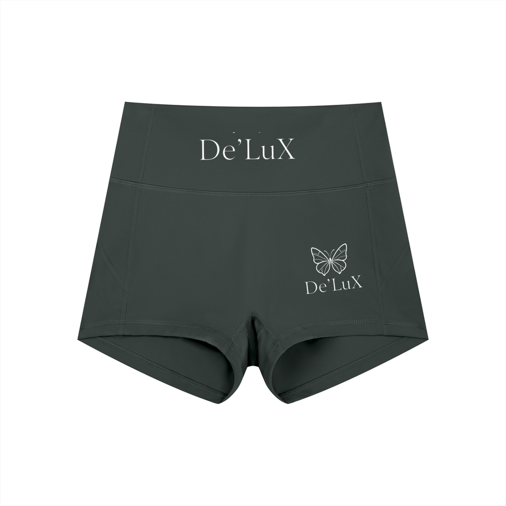 DeLuX Women’s High-Waist Yoga Shorts