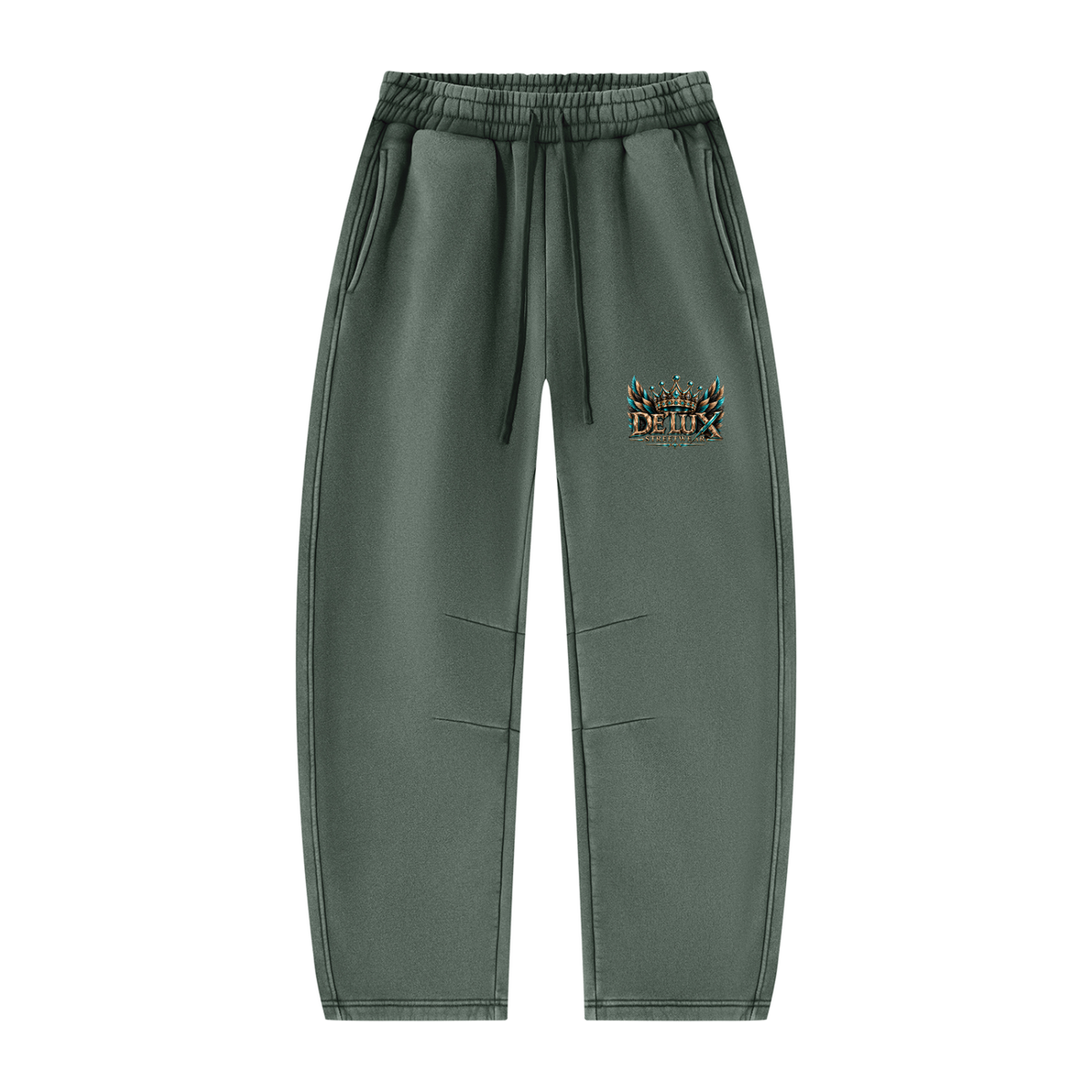 DeLuX Barrel Leg Fleece Sweatpants