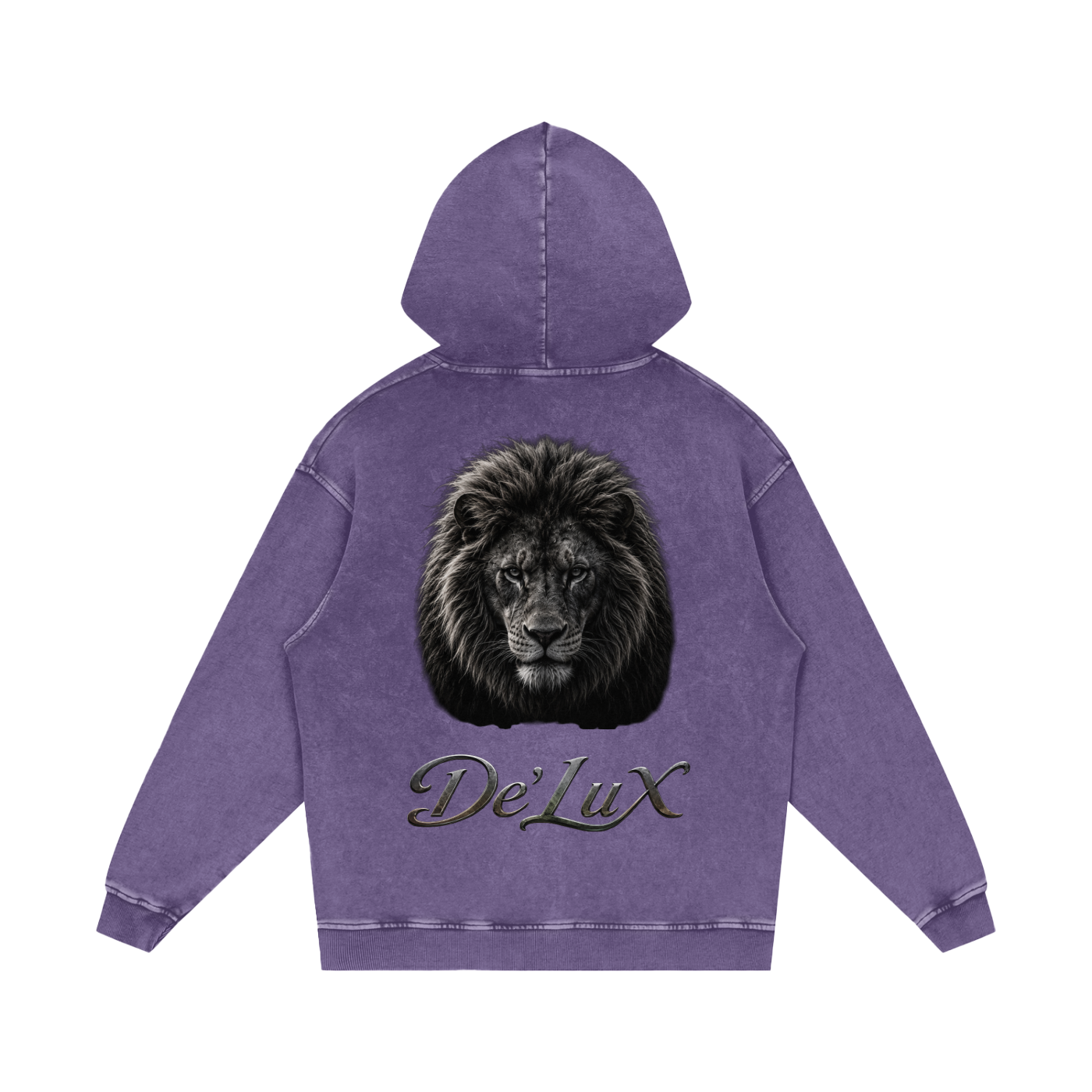 KING Snow Washed Loose Cotton Hoodie
