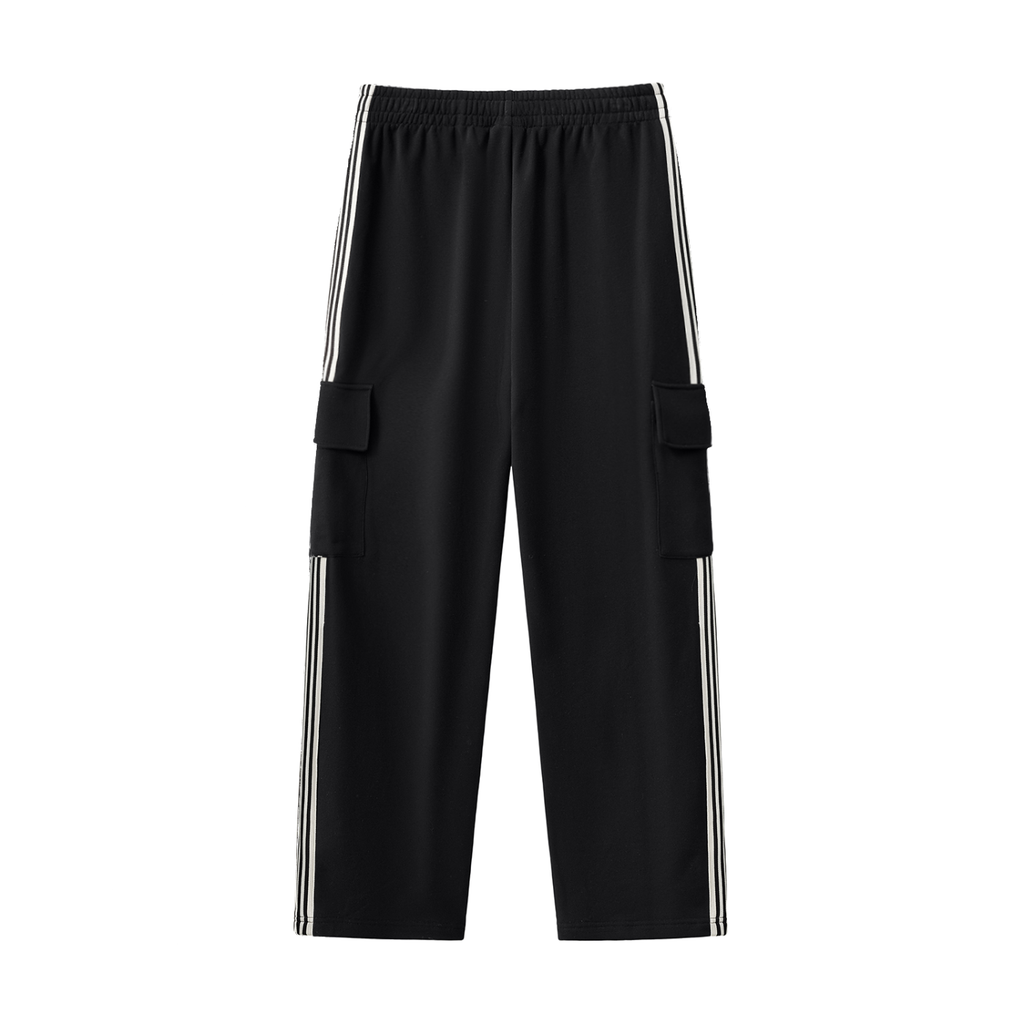 DeLuX Side Stripe Straight-Leg Pants