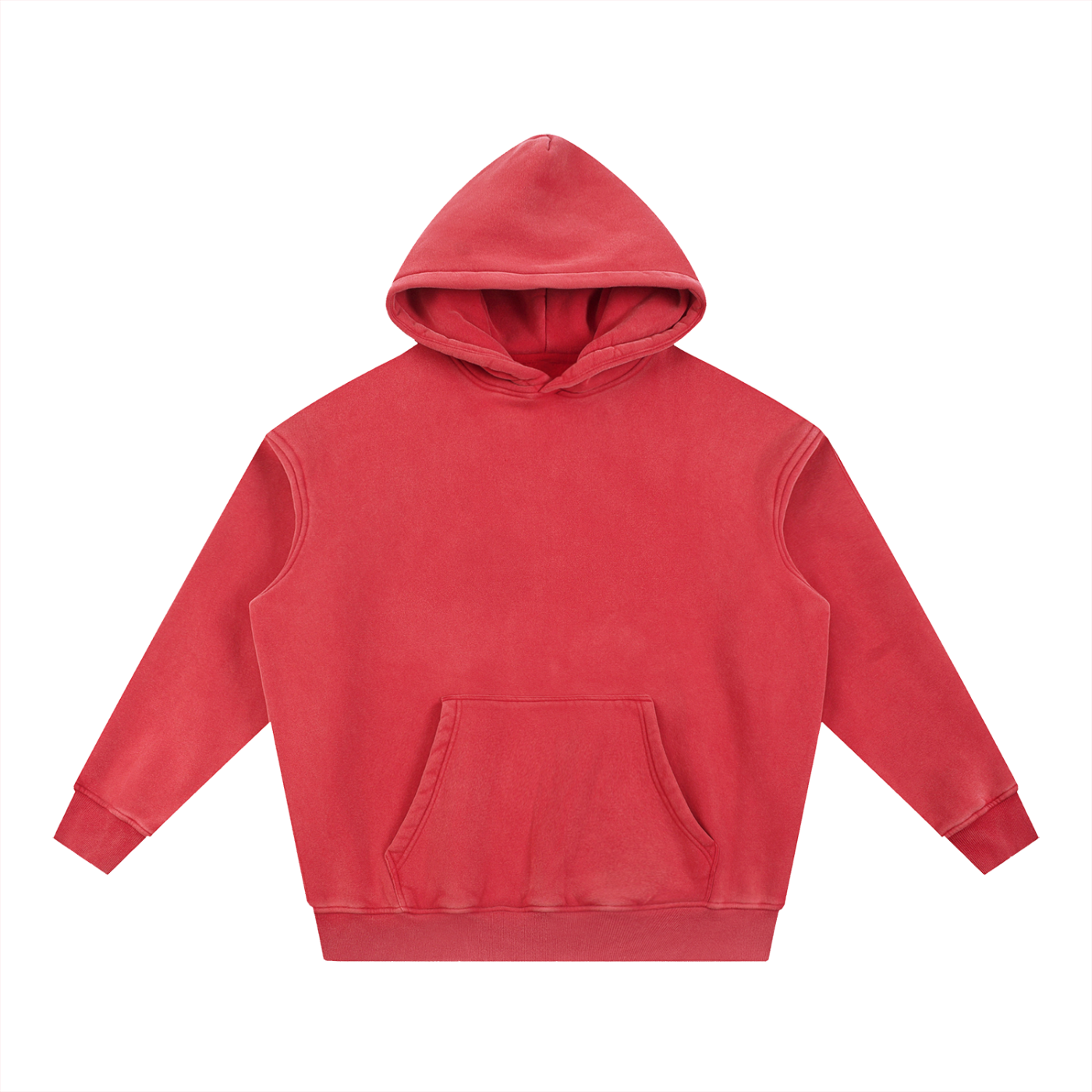 DeLuX Snow Wash Fleece Oversize Hoodie