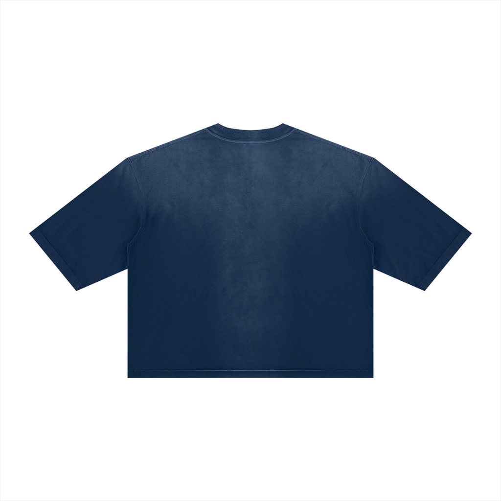DeLuX Vintage Wash Sunfade Boxy T-Shirt