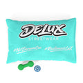 Pet Bed — Delux Streetwear Turquoise Plush Pillow with “Delux Streetwear” & #NotEveryoneCan Print
