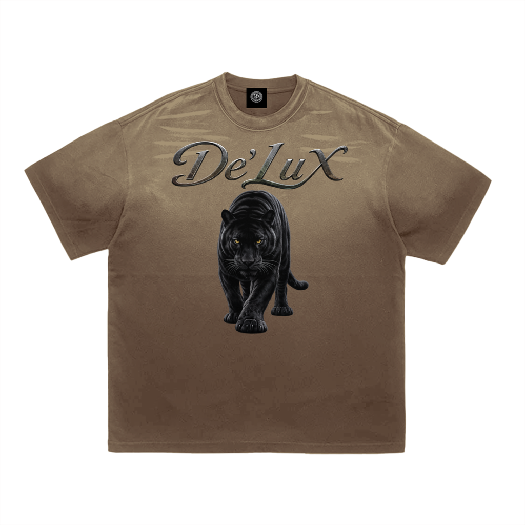 Panther Stripe Gradient Washed T-Shirt