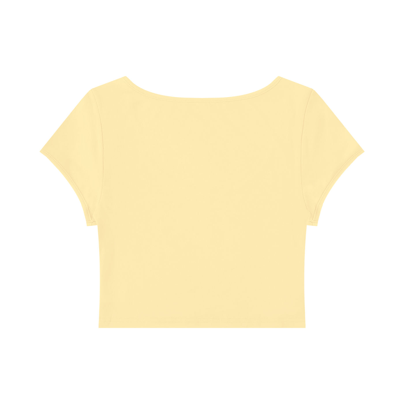 DeLuX Women's Slim Cap Sleeve Crop T-Shirt