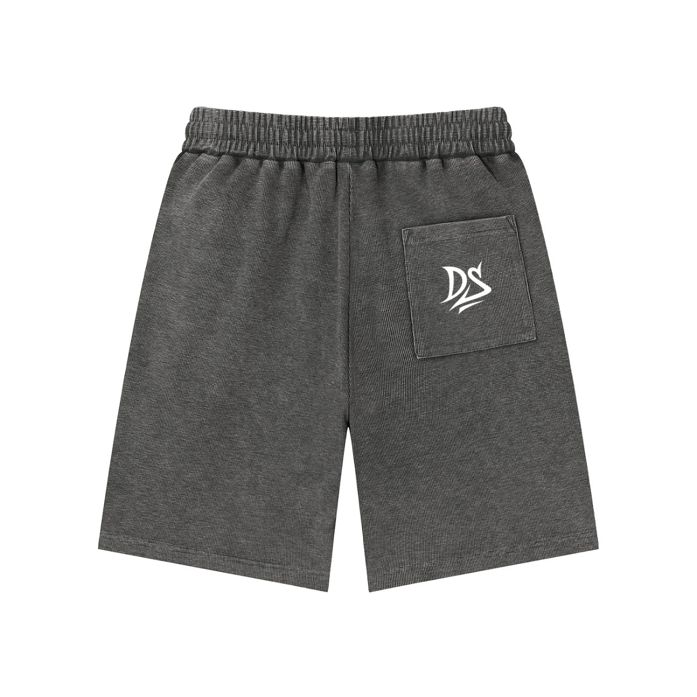 Mineral Wash Waffle Knit Shorts