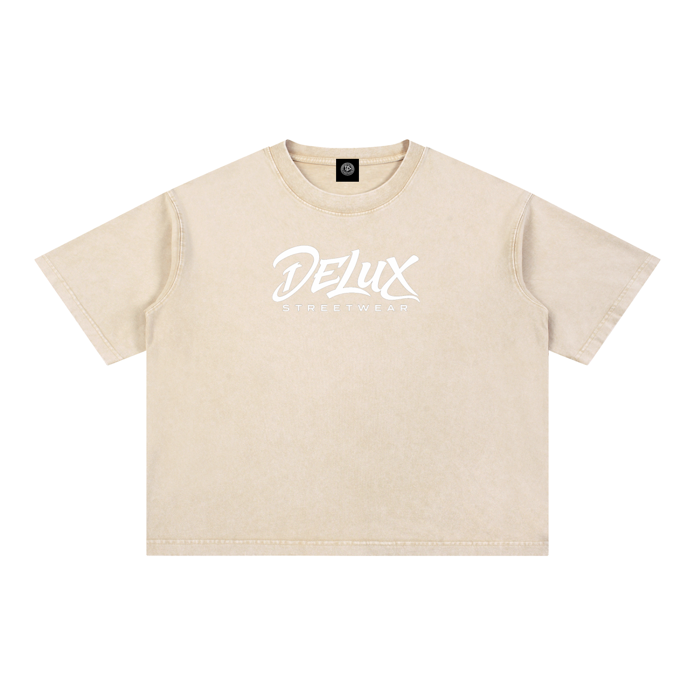 DeLuX Mineral Wash Boxy Cotton T-Shirt