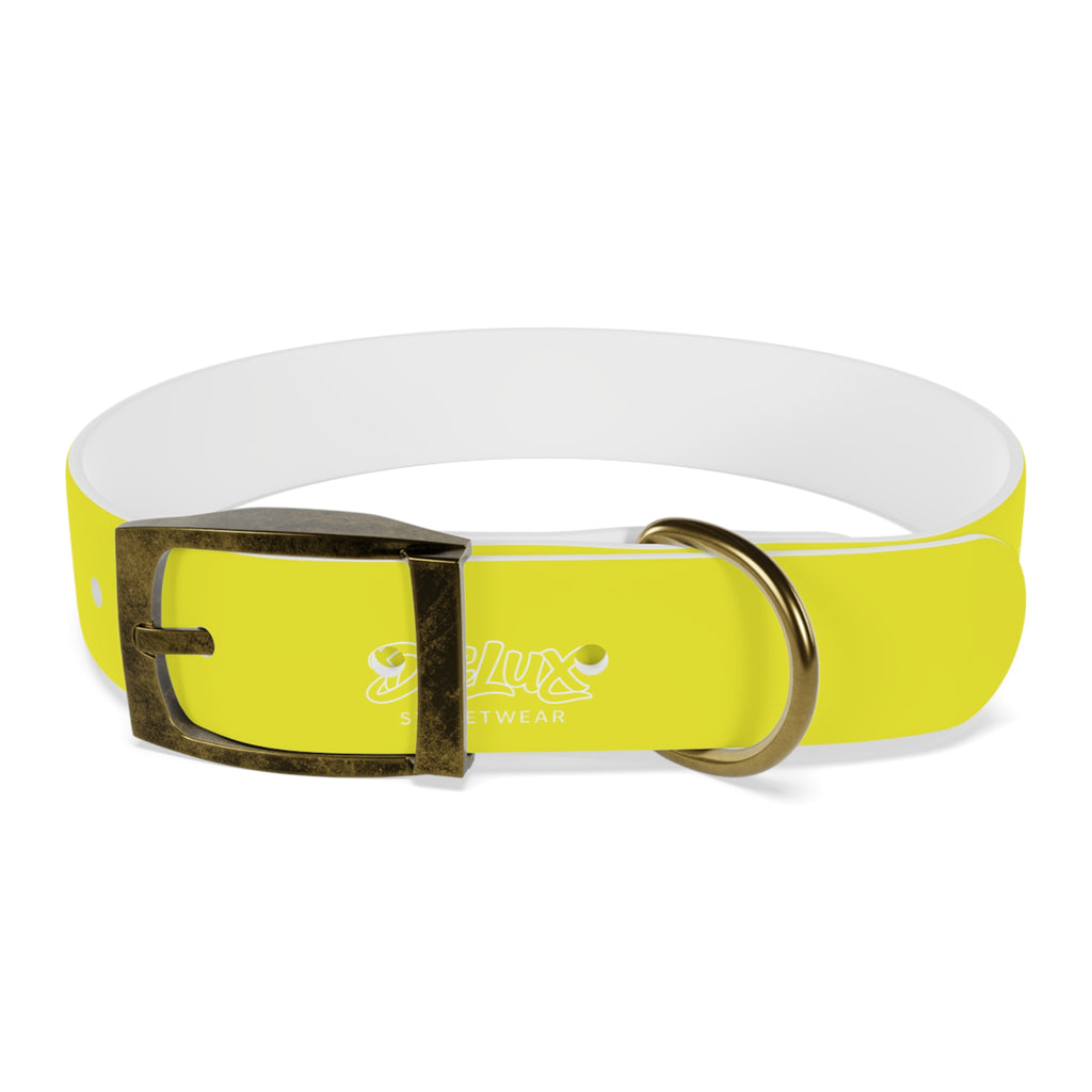 Neon Yellow Reflective Dog Collar — High-Visibility Safety Collar for Pets