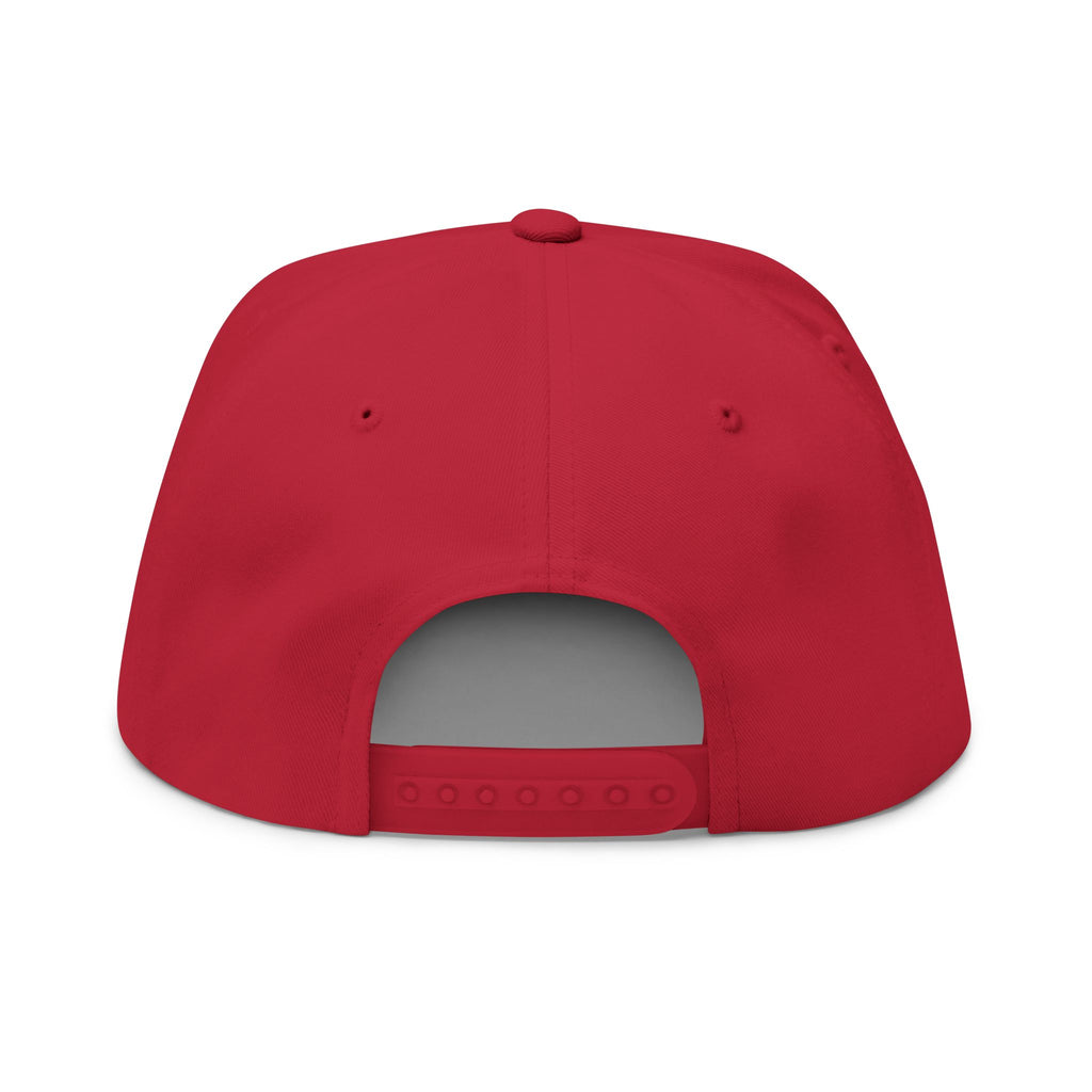 DeLuX Women Embroidered Butterfly Rhinestone Flat Bill Cap — Luxe 'Bee Lux' Snapback