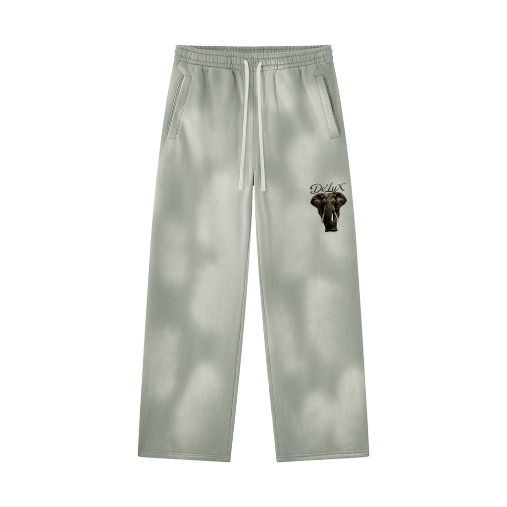 Elephant Sunfade Wide Leg Fleece Sweatpants