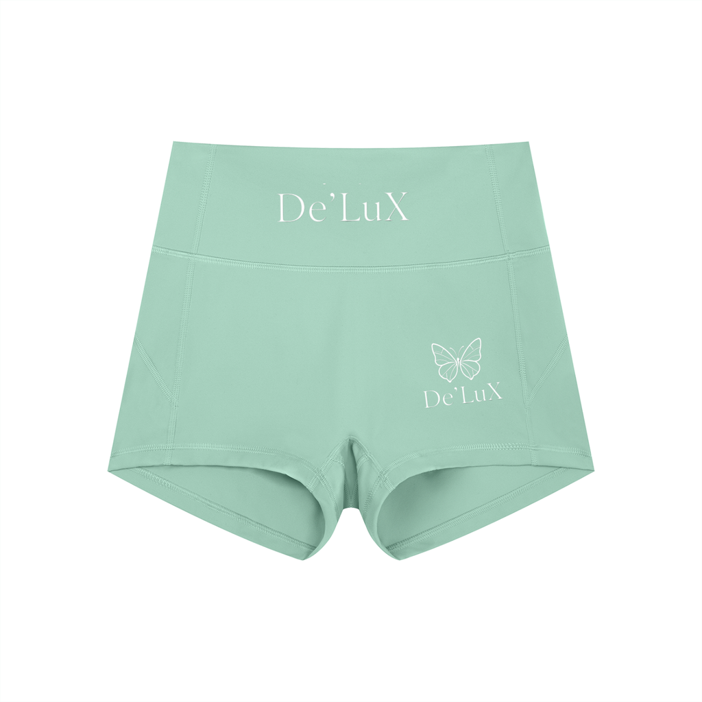 DeLuX Women’s High-Waist Yoga Shorts