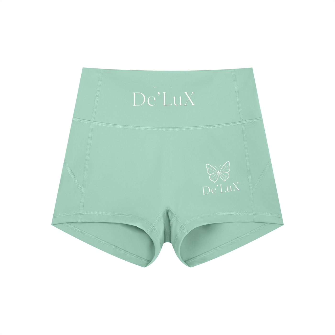 DeLuX Women’s High-Waist Yoga Shorts