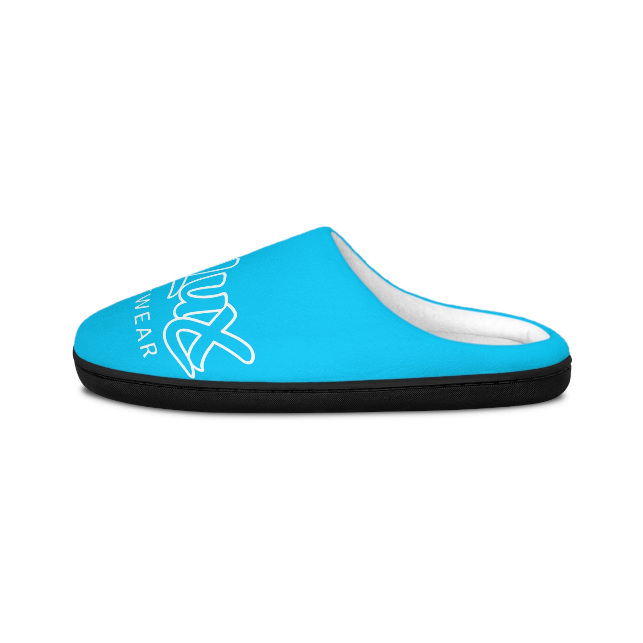 Blue 'Delux Streetwear' Men's Indoor Slippers — Cozy House Shoes