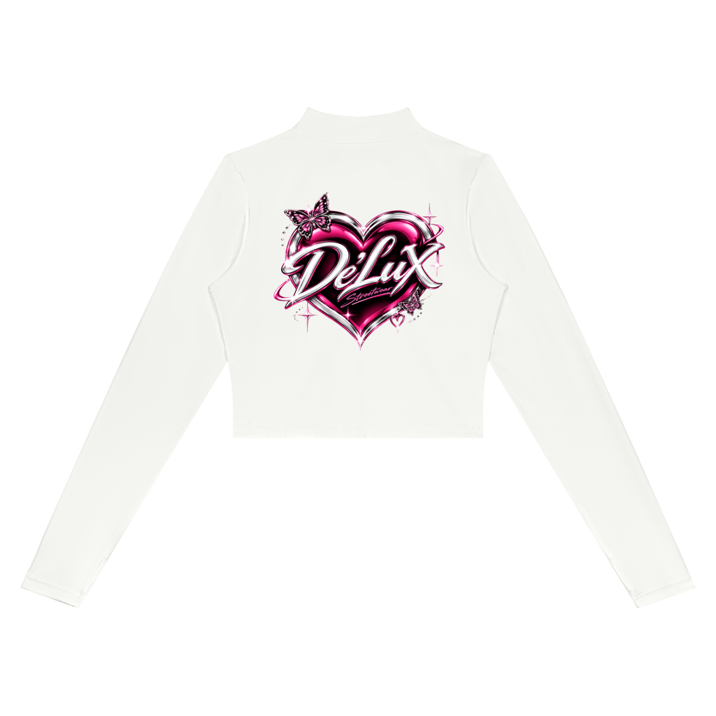 DeLuX Women’s Crop Yoga Sports Jacket
