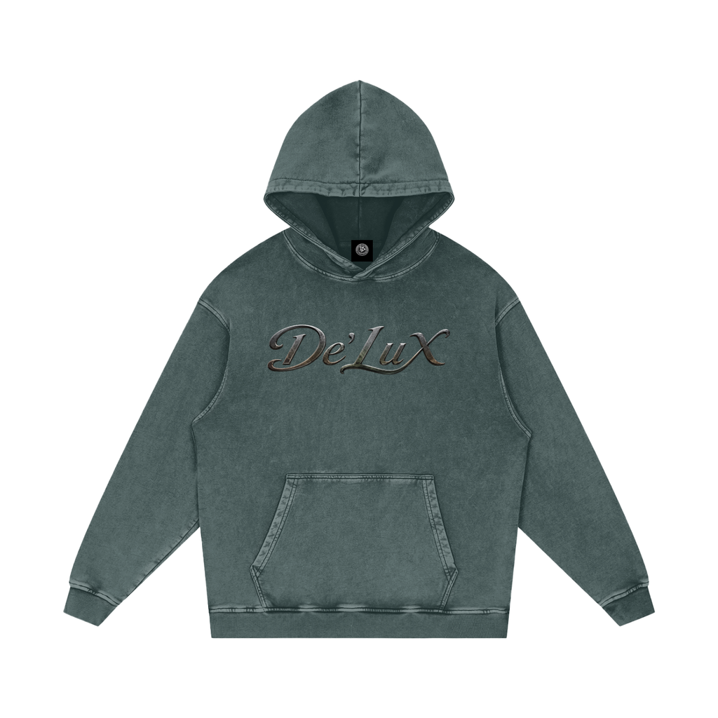 KING Snow Washed Loose Cotton Hoodie