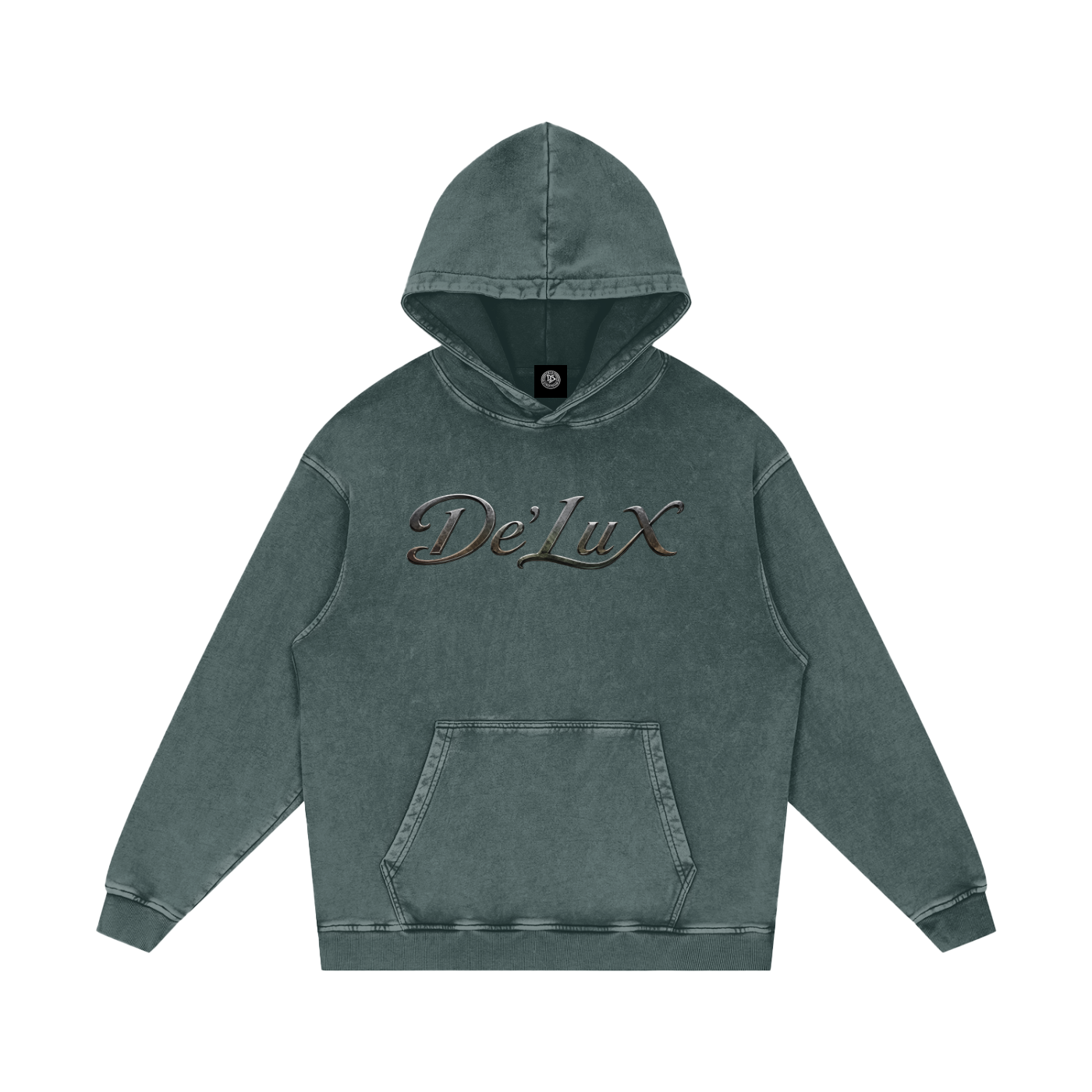 KING Snow Washed Loose Cotton Hoodie