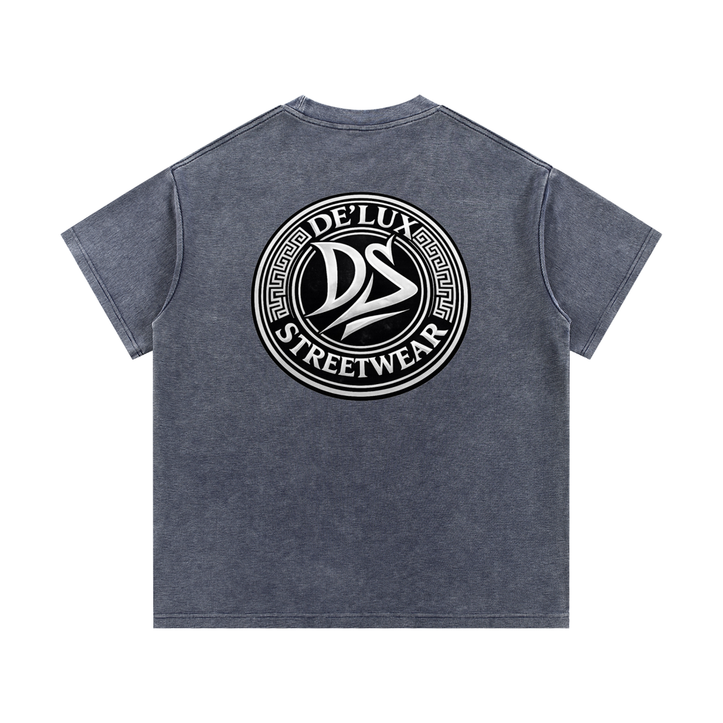 Mineral Wash Waffle Knit T-Shirt