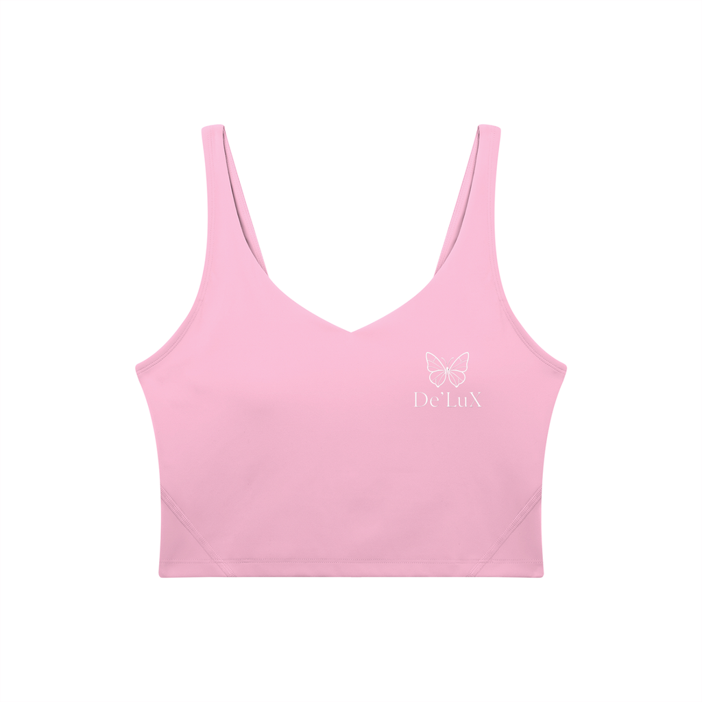 Women's V-Neck Yoga Sports Bra