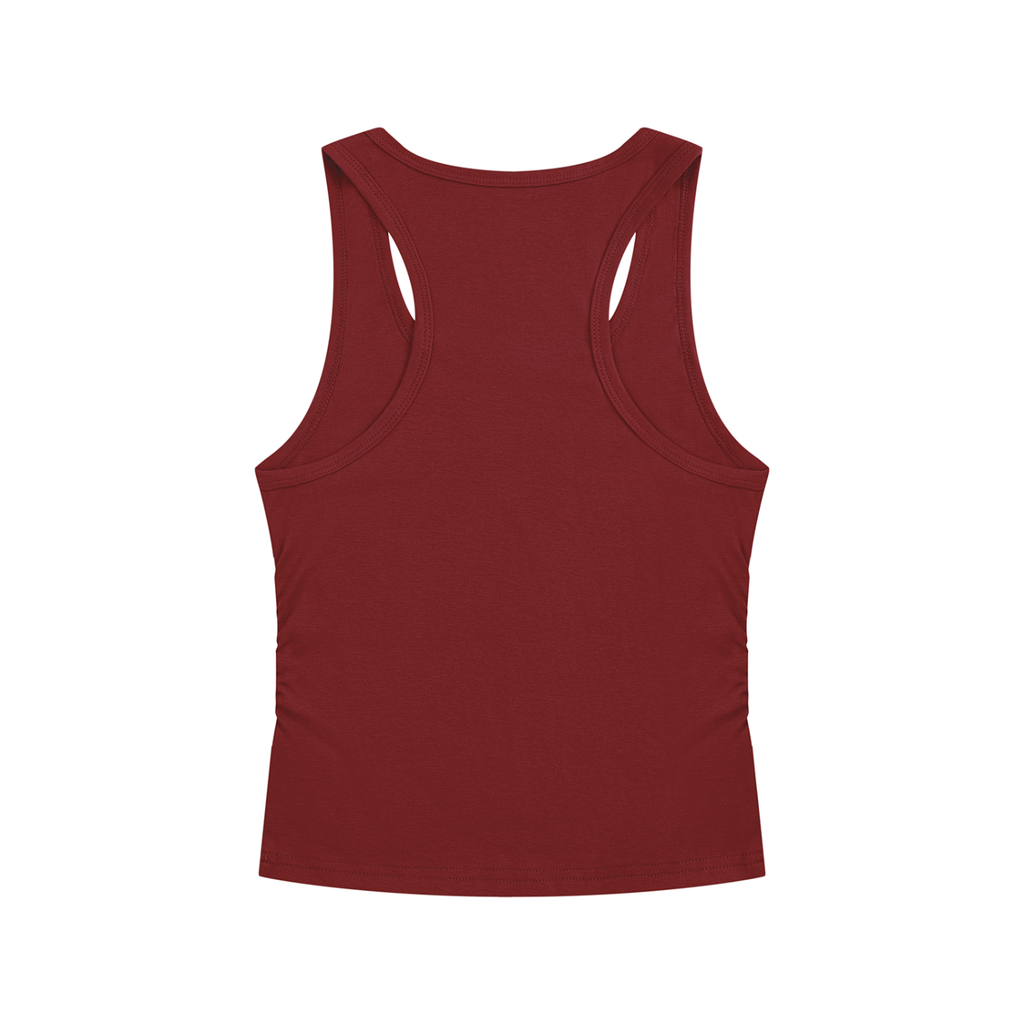 DeLuX Women’s Ruched Tank Top